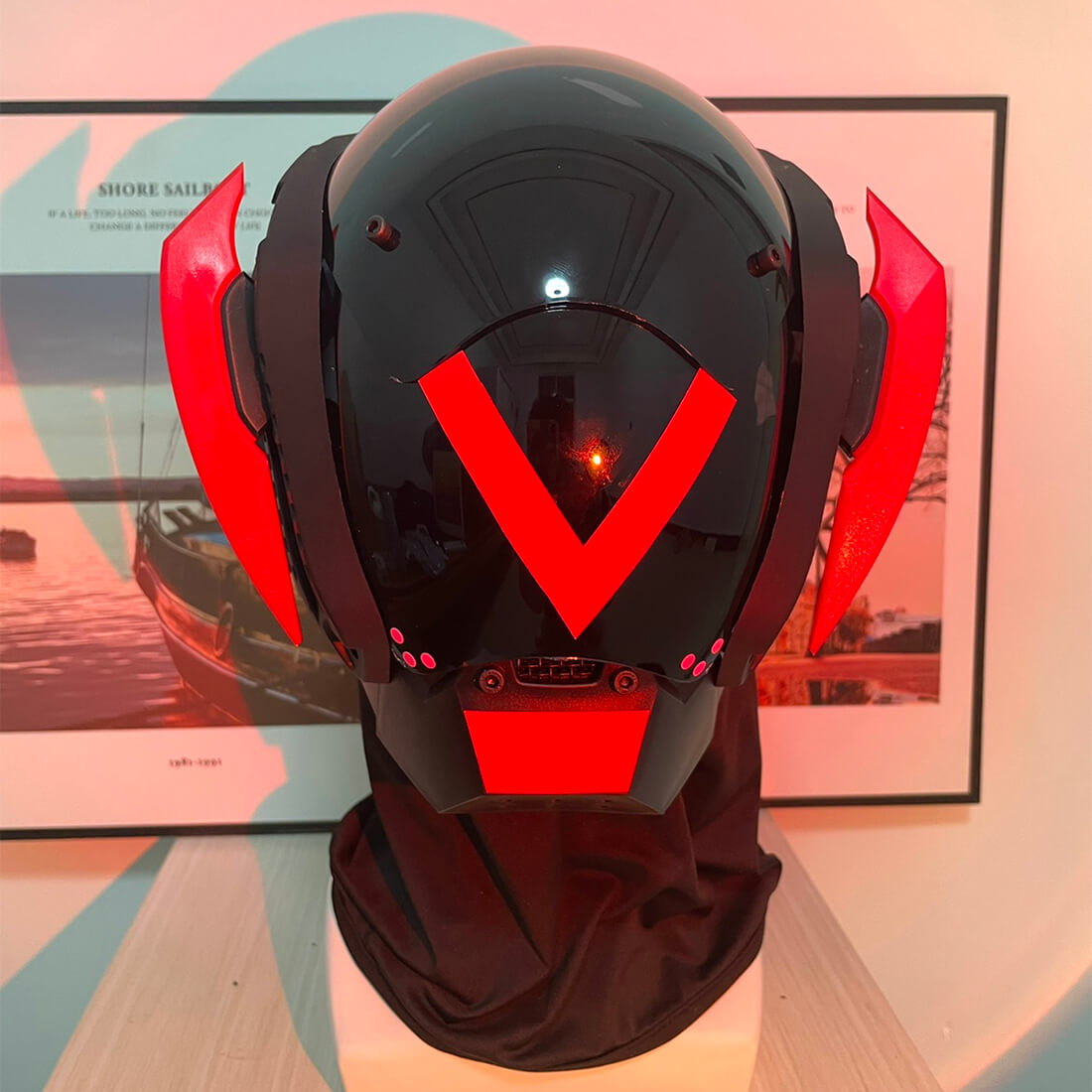 Cyberpunk Techwear Rider Mask with Wing Wings Halloween Toys丨FuturFam ...