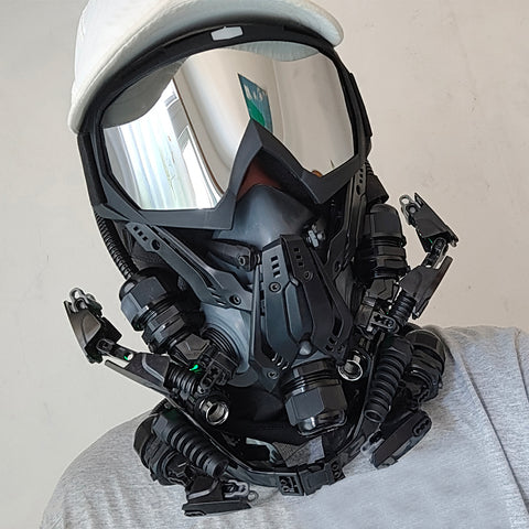 Cyberpunk Tech Gas Mask Halloween Cosplay Props for Men丨FuturFam – Futurfam