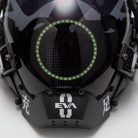 Devtech Mask Futuristic Cyberpunk Tech Mask with LED Lights Carnival Props丨FuturFam ...