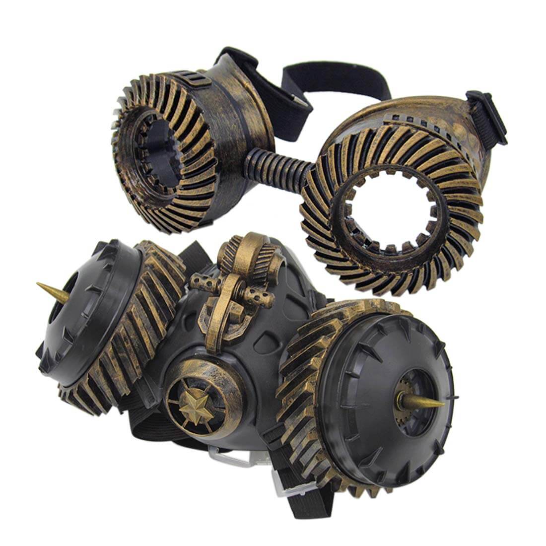 Sci-fi Techwear Cyberpunk Color Mask with Grain Gear with Goggles Hall – Futurfam