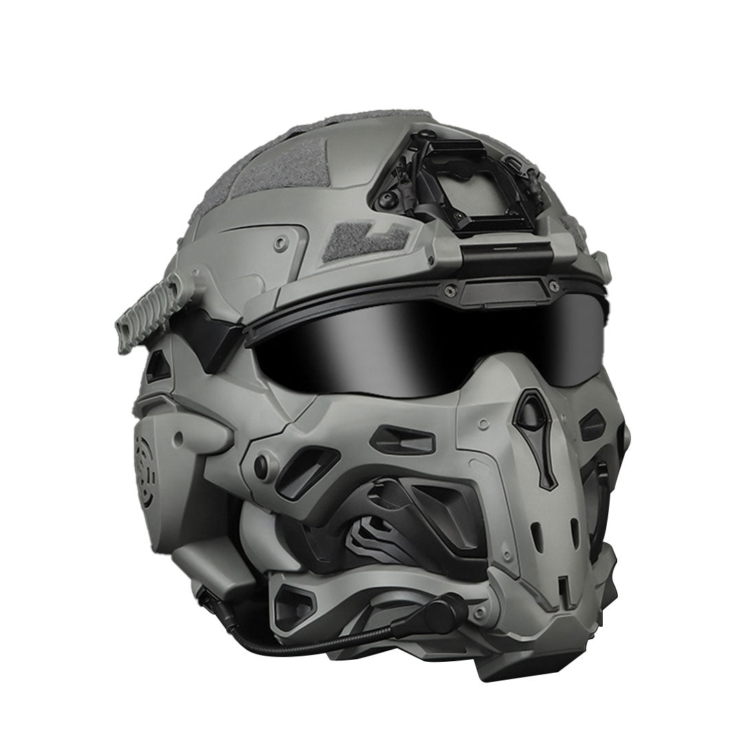 Tactical Cyberpunk Helmet Cosplay Prop for Men with Built-in HD earpho – Futurfam