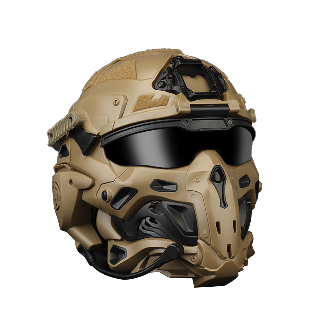 cosplay motorcycle helmet Tactical Cyberpunk Helmet Cosplay Prop for Men with Built-in HD earpho – Futurfam